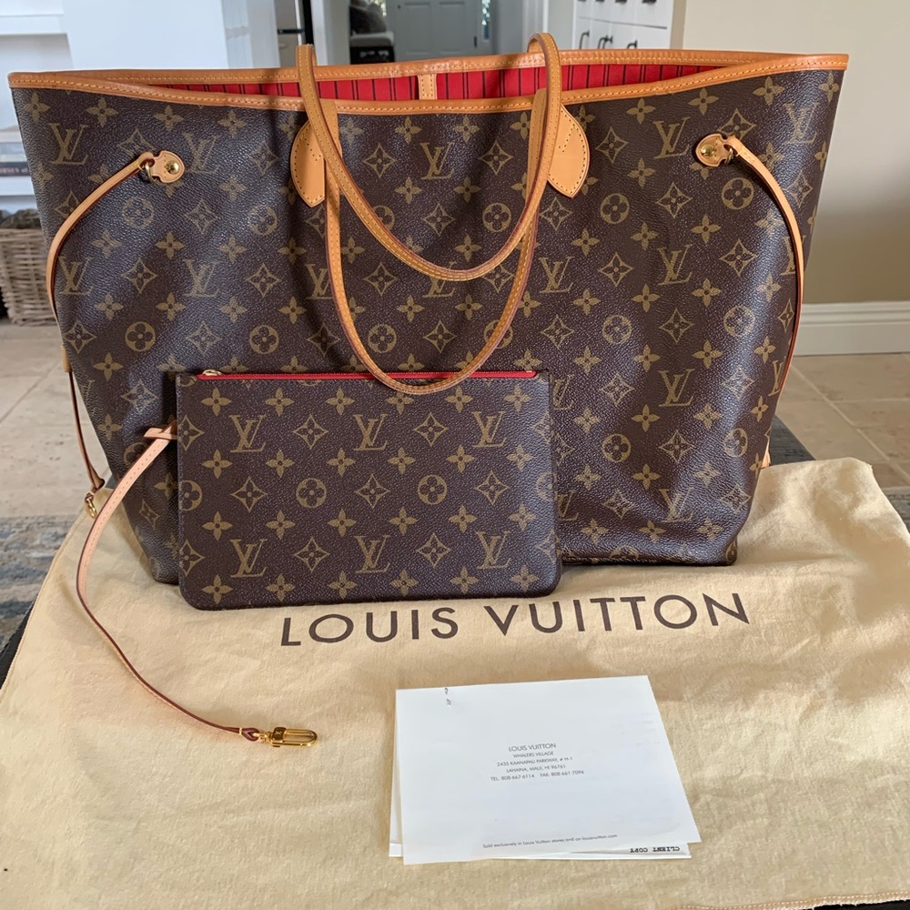 Louis Vuitton GM Neverfull monogram